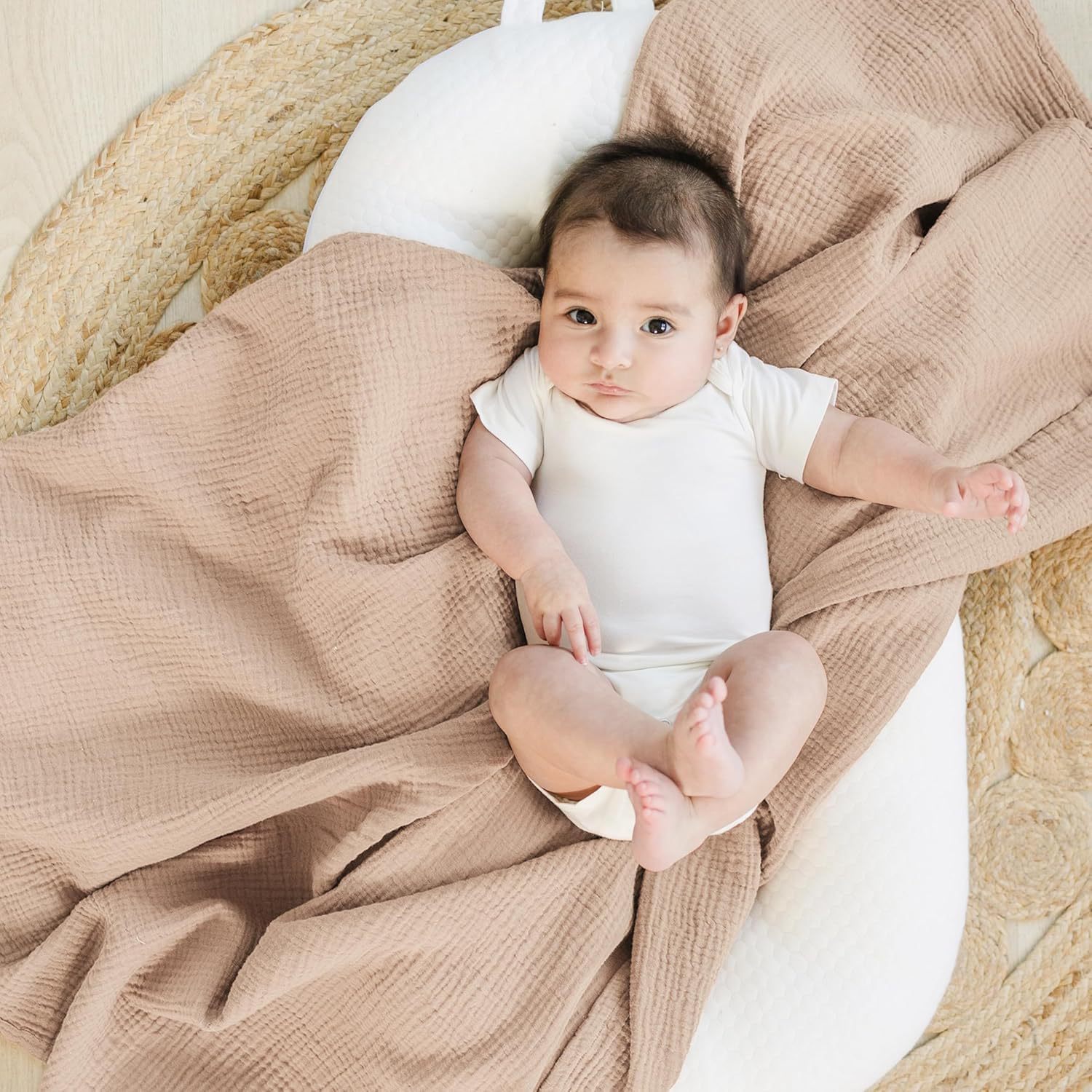 Soft Breathable Newborn Baby R - Baby Nursery Essentials 评论和价格