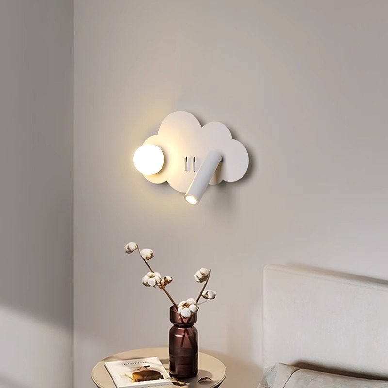 Cloud Bedroom Wall Lamp With S - Baby Nursery Wall Lights 评论和价格