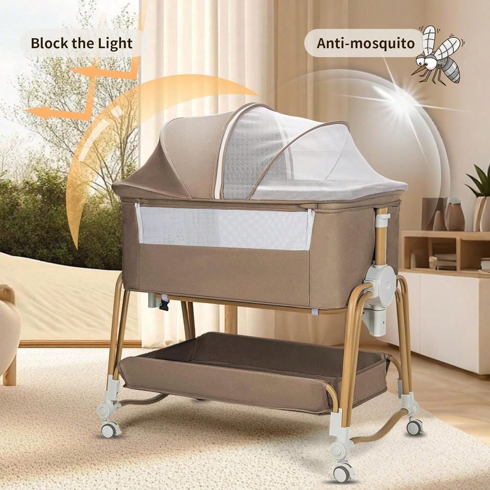Baby Bassinet For Boys Girls,7 - Bassinet Bedside Sleeper 评论和价格