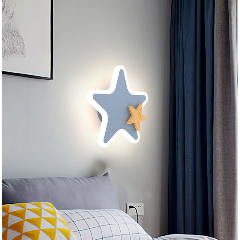 Cartoon LED Rocket Wall Lamp M - Baby Nursery Wall Lights 评论和价格